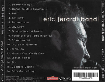 Budweiser Presents: Live Volume 1 1996-2001 - Eric Jerardi Band, The