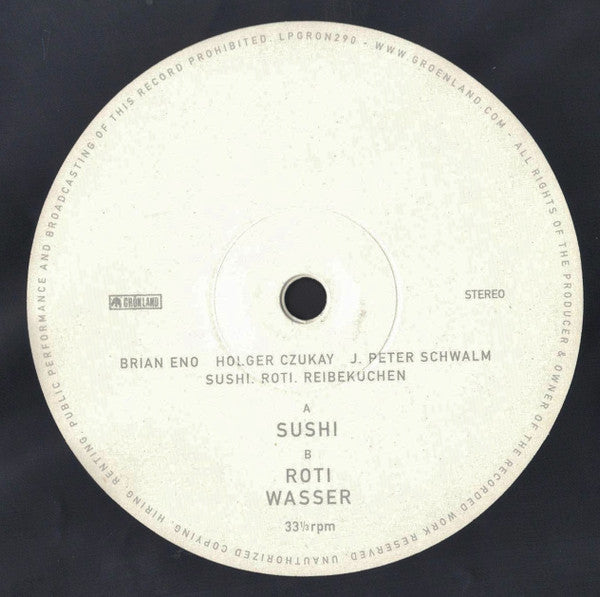 Sushi. Roti. Reibekuchen - Eno, Brian / Czukay, Holger / Schwalm, J.Peter