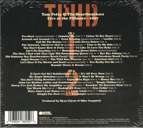Live At The Fillmore 1997 - Petty, Tom & Heartbreakers