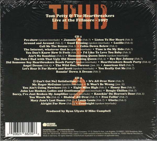 Live At The Fillmore 1997 - Petty, Tom & Heartbreakers