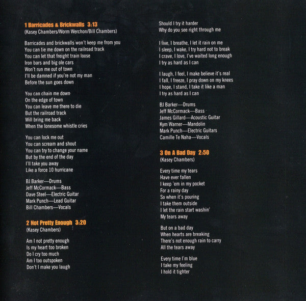 Barricades & Brickwalls - Chambers, Kasey
