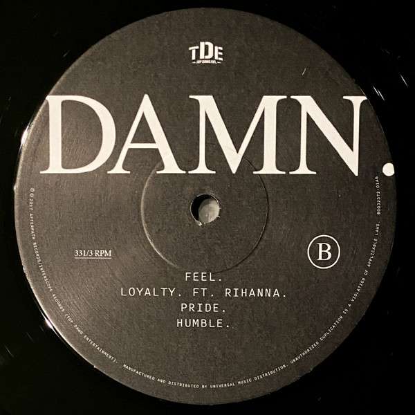 Damn. - Lamar, Kendrick