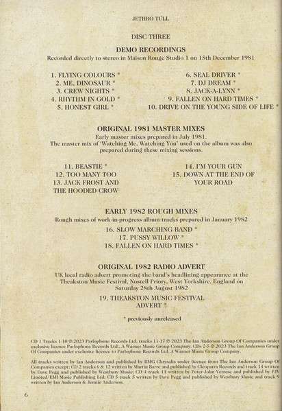 The Broadsword And The Beast - Jethro Tull