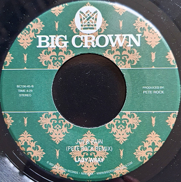 Piece Of Me (Feat. Ghostface Killah) B/W Joy & Pai - Lady Wray & Pete Rock