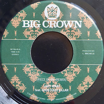 Piece Of Me (Feat. Ghostface Killah) B/W Joy & Pai - Lady Wray & Pete Rock