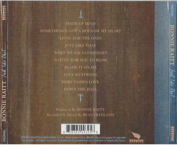 Just Like That... - Raitt, Bonnie