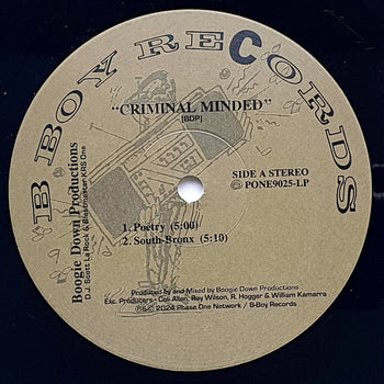 Criminal Minded - Boogie Down Productions