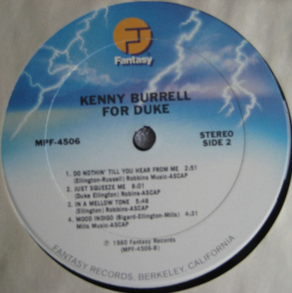 For Duke  - Burrell, Kenny