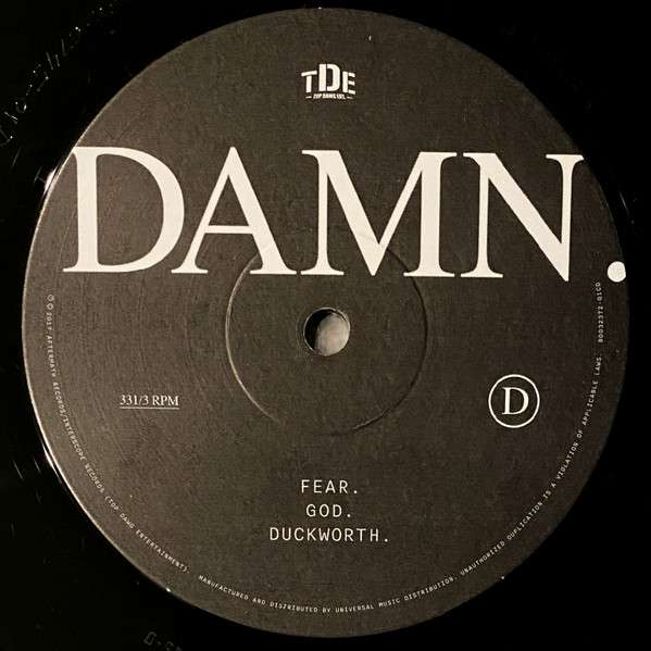 Damn. - Lamar, Kendrick