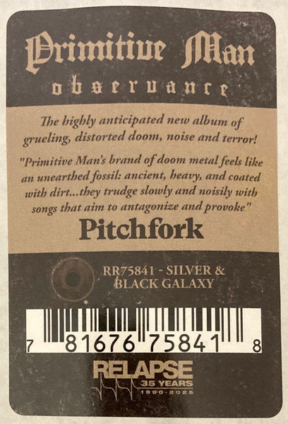 Observance - Primitive Man
