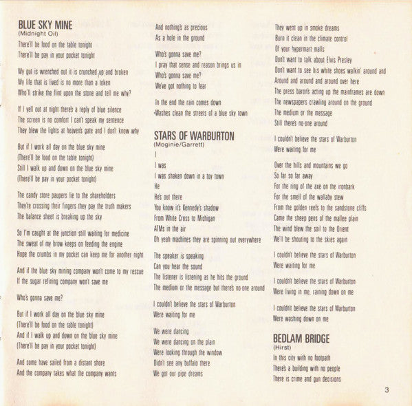 Blue Sky Mining - Midnight Oil