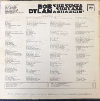 The Times They Are A-Changin' - Dylan, Bob