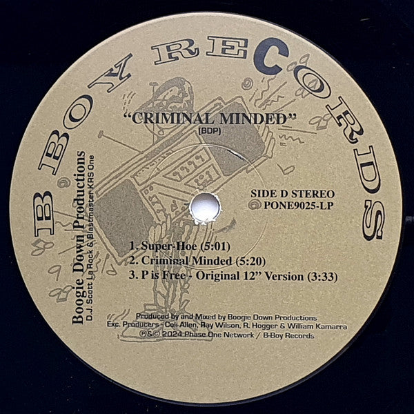 Criminal Minded - Boogie Down Productions