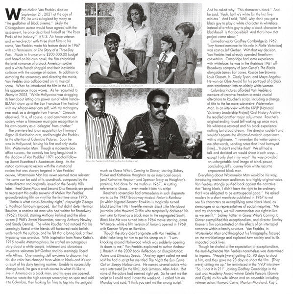 Watermelon Man - Van Peebles, Melvin