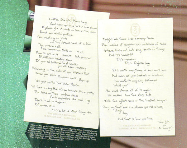The Life Of A Showgirl - Swift, Taylor
