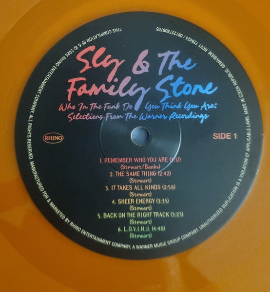 Who in the Funk Do You - Sly & The Family Stone
