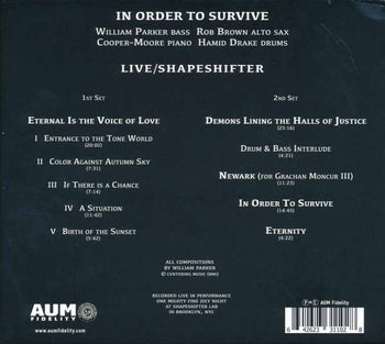 Live / Shapeshifter - Parker, William