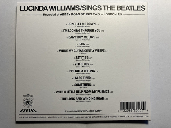 Lucinda Williams Sings The Beatles From Abbey Road - Williams, Lucinda