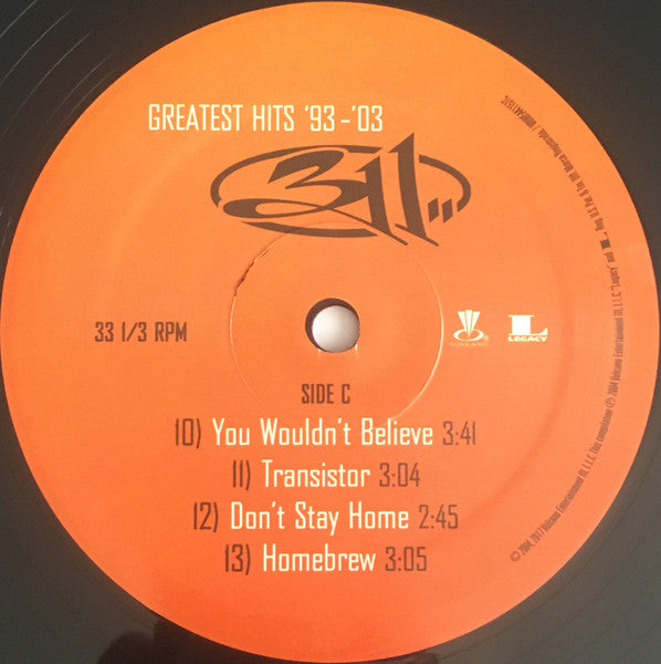 Greatest Hits 93-03 - 311 [LP]