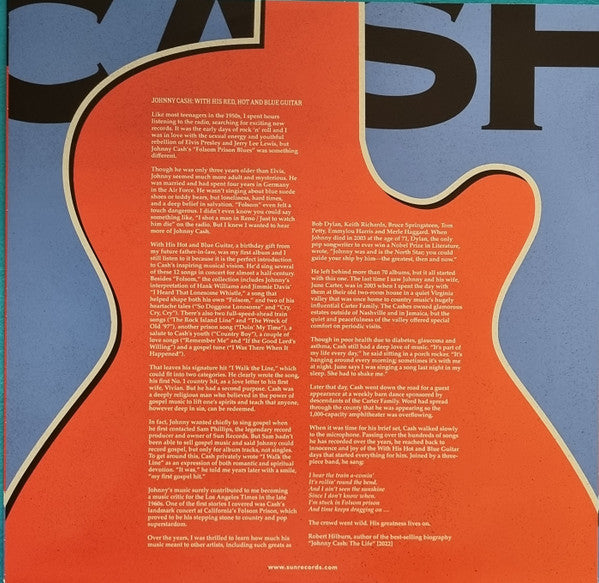 With His Hot And Blue Guitar: Sun Records 70th / Remastered 2022 [LP] - Johnny Cash