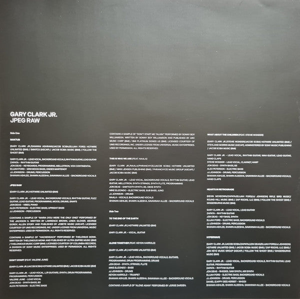 JPEG RAW - Clark Jr, Gary