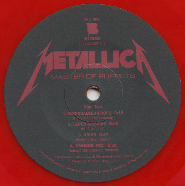 Master Of Puppets - Metallica