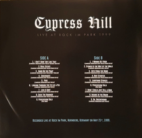 Live at Rock im Park 1999 - Cypress Hill
