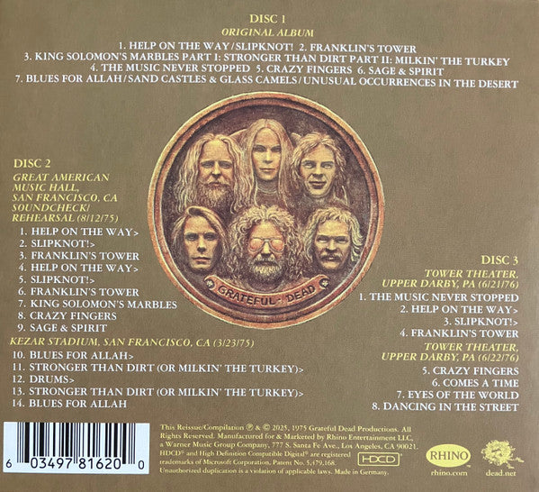 Blues For Allah - Grateful Dead