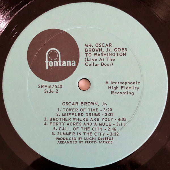 Mr Oscar Brown Jr. Goes To Washington - Brown, Oscar  Jr.