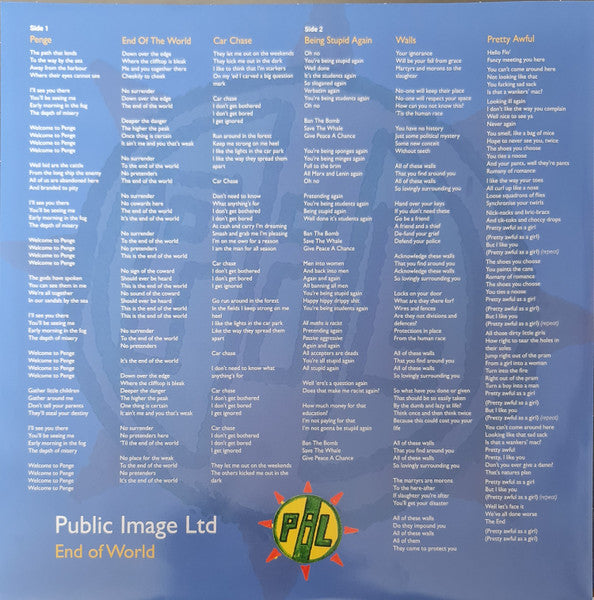 End Of World - Public Image Ltd