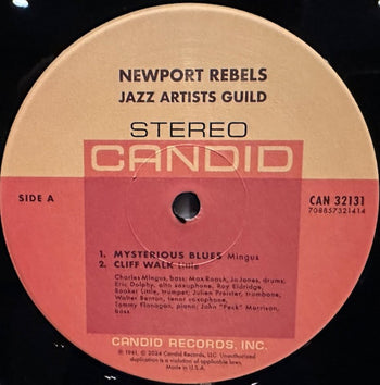 Newport Rebels / Jazz Artists Guild - Mingus, Charles