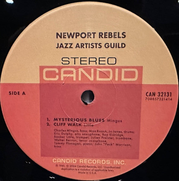 Newport Rebels / Jazz Artists Guild - Mingus, Charles