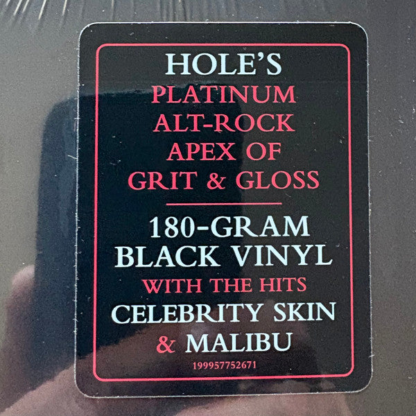 Celebrity Skin [180g Black] - Hole
