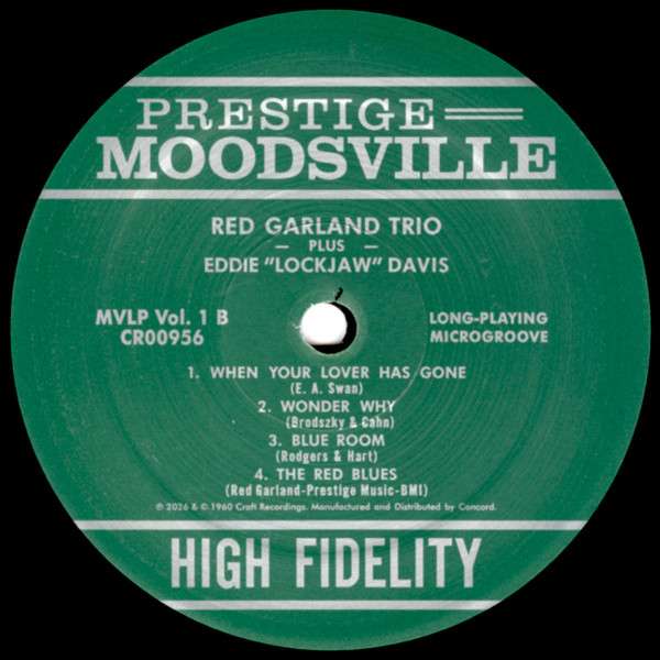 Moodsville, Volume 1 - Moodsville Acoustic Sounds Series [180g Back - Stoughton tip-on jacket and OBI] - The Red Garland Trio & Eddie "Lockjaw" Davis