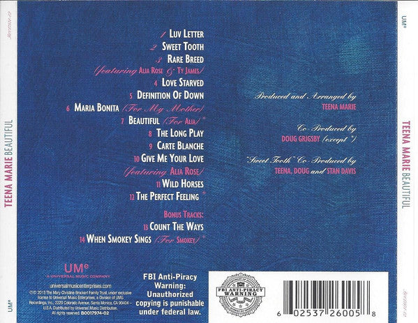 Beautiful - Marie, Teena