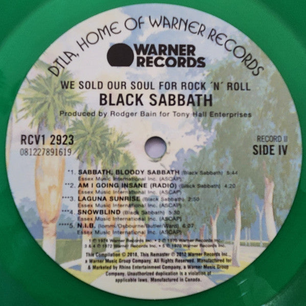 We Sold Our Souls To Rock 'N' Roll - Black Sabbath