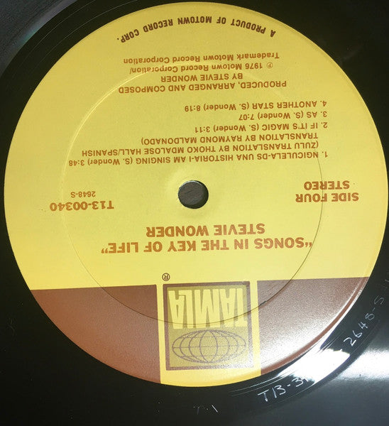 Songs In The Key Of Life - Wonder, Stevie