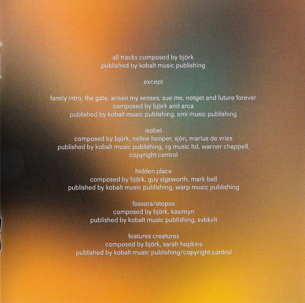 Cornucopia: Live - Bjork