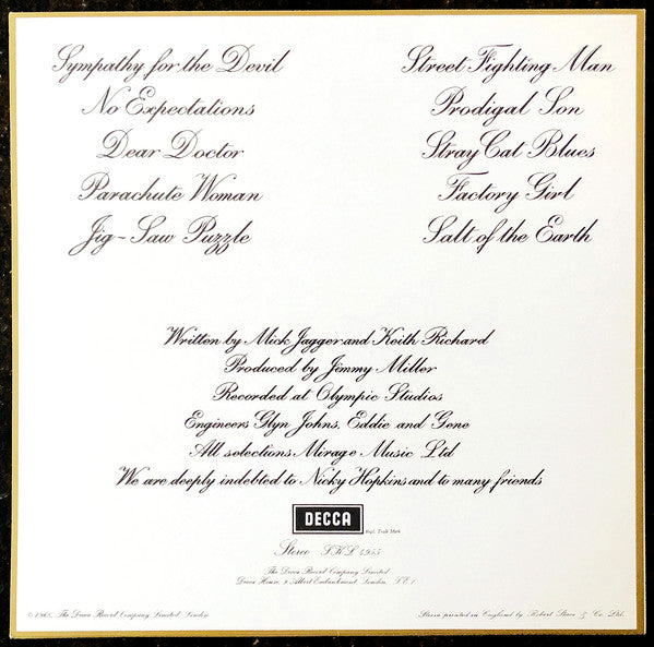 Beggars Banquet - Rolling Stones