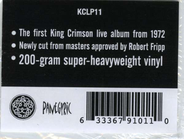 Earthbound - 50th Anniversary Vinyl Edition - King Crimson [LP]