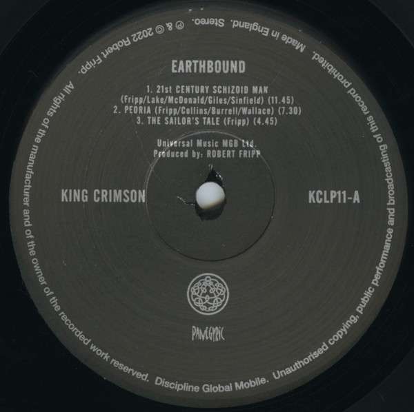 Earthbound - 50th Anniversary Vinyl Edition - King Crimson [LP]