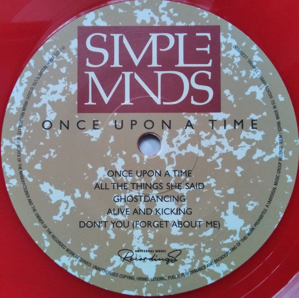 Once Upon A Time - Simple Minds