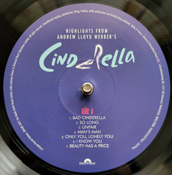 Highlights From Andrew Lloyd Webber's Cinderella: - Webber, Andrew Lloyd