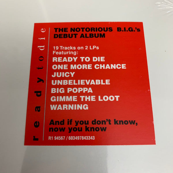 Ready To Die - Notorious B.I.G., The