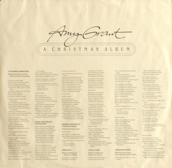 A Christmas Album - Amy Grant