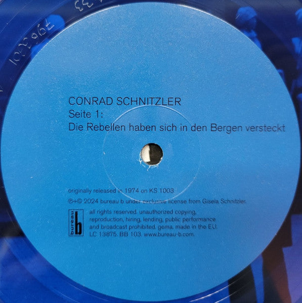 Blau (50th Anniversary Edition) - Schnitzler, Conrad