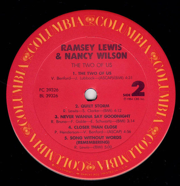 The Two Of Us - Lewis, Ramsey