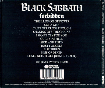 Forbidden (2024 Tony Iommi Remix) - Black Sabbath