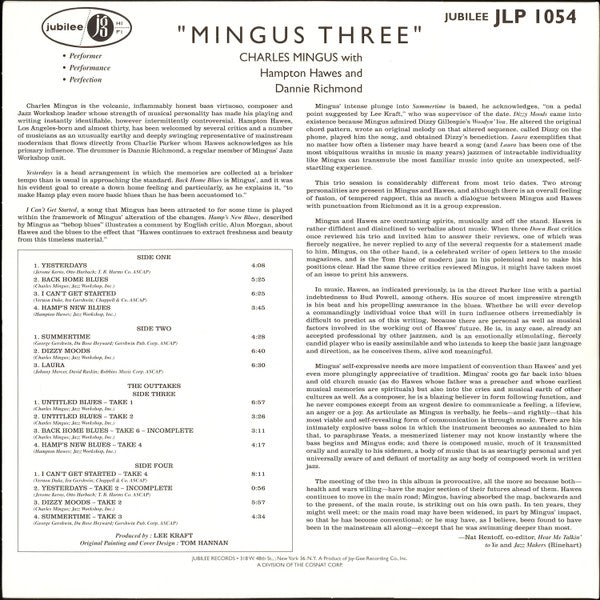 Mingus Three - Mingus, Charles