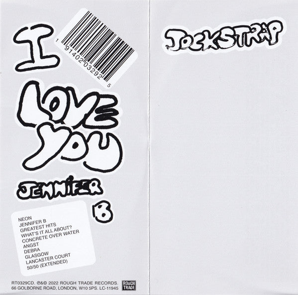 I Love You Jennifer B - Jockstrap